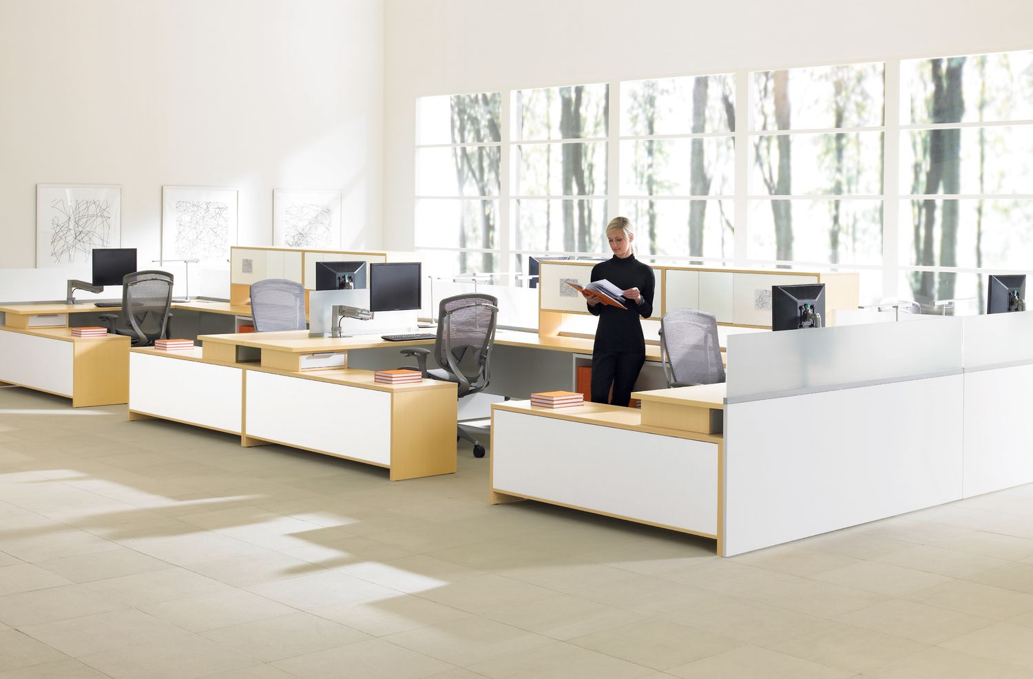 Expansion Desking System Teknion Office Furniture