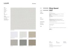 Warp Speed - White Space - 1007 - 02 Sample Card