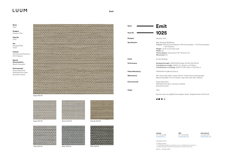 Emit - Watt - 1025 - 01 - Half Yard Sample Card